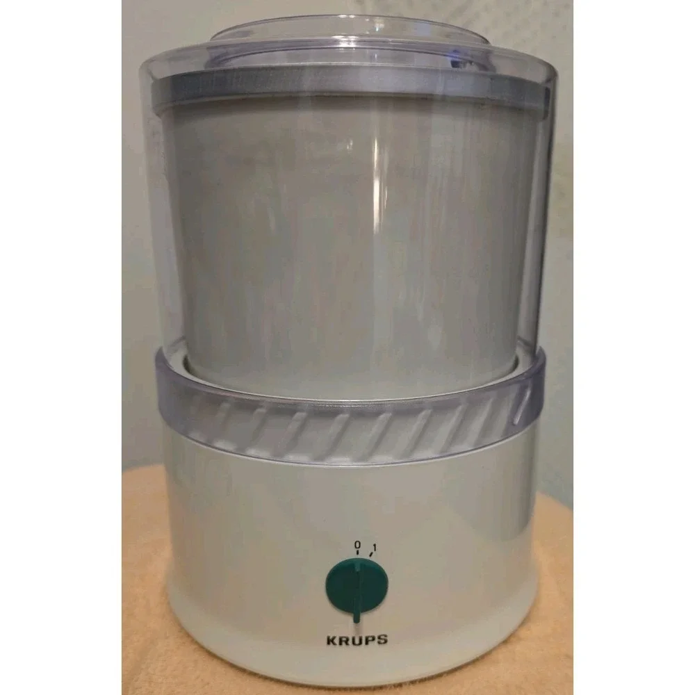 KRUPS TYP 337 Automatic Ice Cream Yogurt Maker La Glacier 1 Quart Used EUC